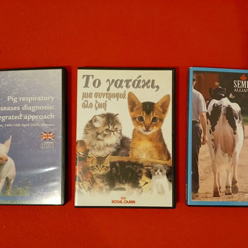 3 DVDs of veterinary interest new