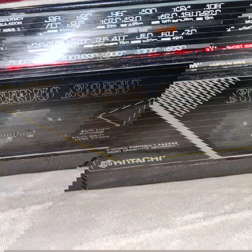 Винтидж радиокасетофон Hitachi TRK-6300W - функционален!
