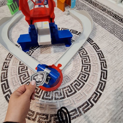 Paw Patrol Car Track used, missing car