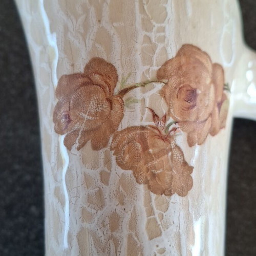 Ceramics used, set of two decorative vases