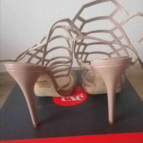 Exe beige platform sandals size 38