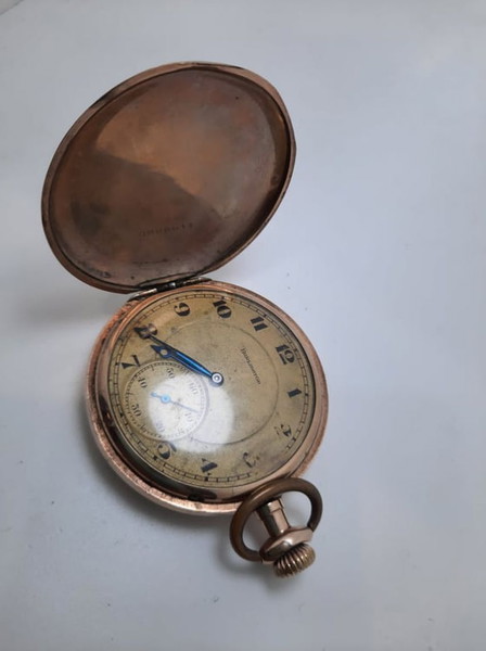 Χρυσό, αμερικάνικο ρολόι τσέπης Burlington 1907