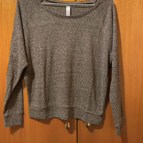 Zara long-sleeve blouse brown like new size M