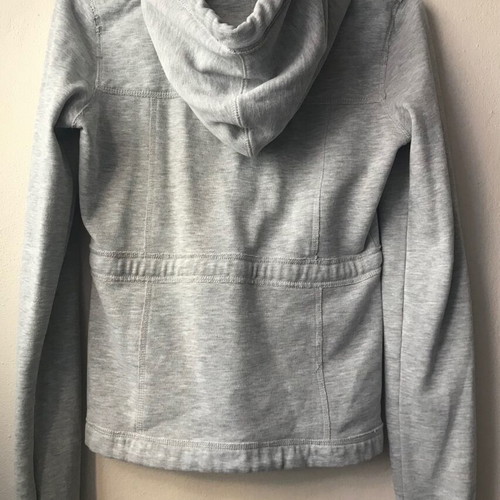 Aggressive hoodie jacket grey melange like new, size L