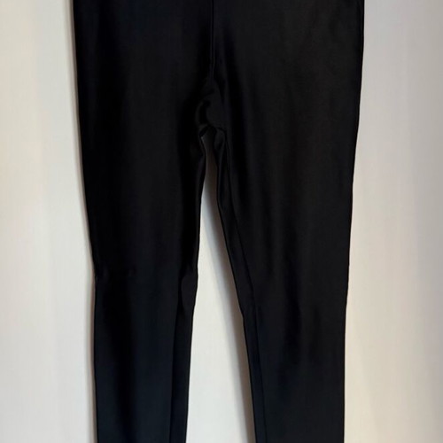 Stradivarius black metallic leggings like new