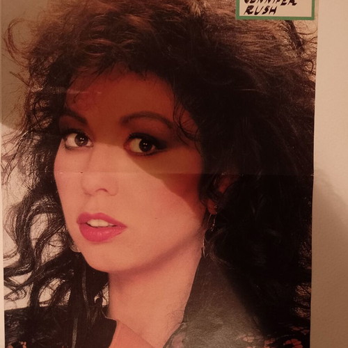 Madonna & Jennifer Rush poster like new, double-sided