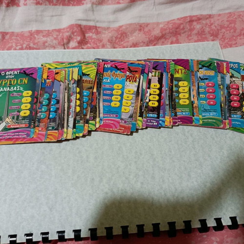 Scooby Doo cards used, pack of 65 single Deagostini