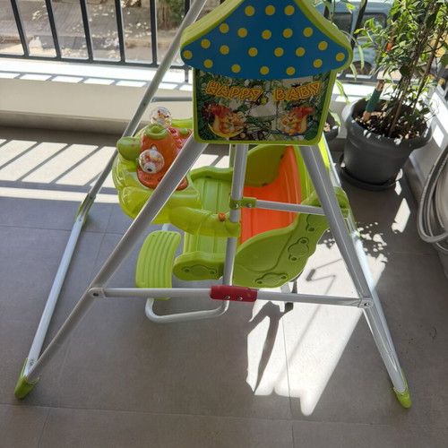Bebe Stars Duck Green Baby Swing new with musical toy