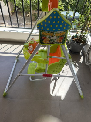 Bebe Stars Duck Green Baby Swing new with musical toy