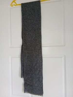 Men's scarf used gray