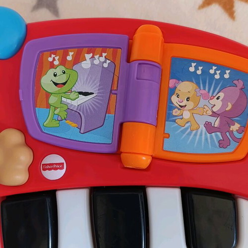 Πιανάκια Fisher Price σετ 2 τεμαχίων μεταχειρισμένα, πλήρως λειτουργικά