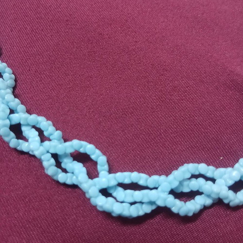 Women's necklace light blue like new