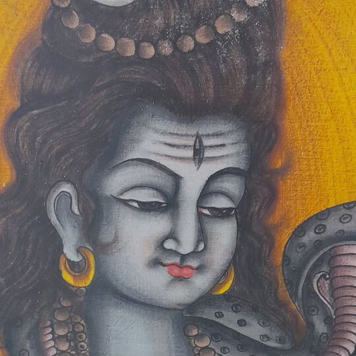 Indian Deity Shiva used, painting