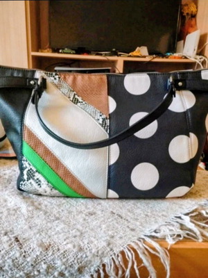 Desiqual shoulder bag like new, multicolor, spacious design