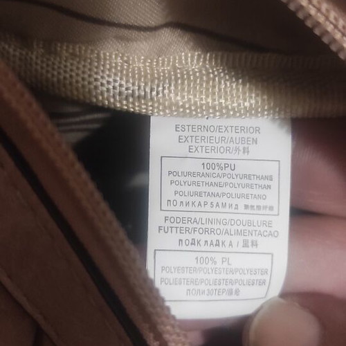 soft pink backpack unused