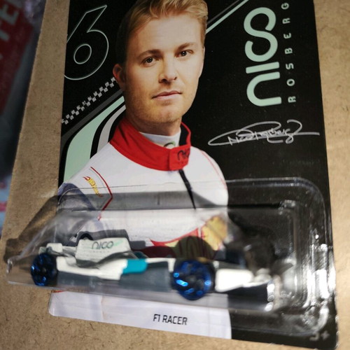 Hot Wheels Diecast Nico Rosberg F1 Car Set of 3 New