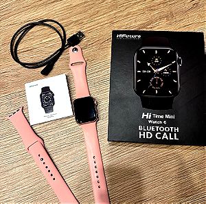 HiFuture HiTime Mini Smartwatch με Παλμογράφο (Ροζ)