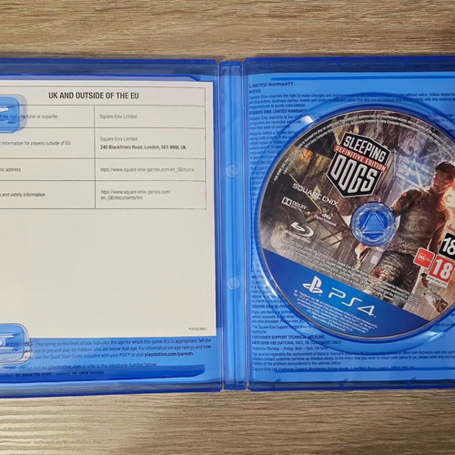 Sleeping Dogs PS4 game