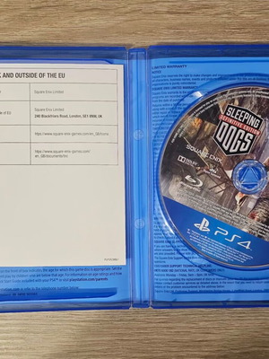 Sleeping Dogs PS4 game