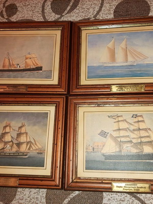Set of 4 paintings