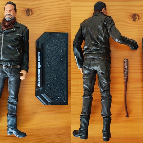 The Walking Dead Negan Action Figure 2017 McFarlane Toys 7-Inch like new
