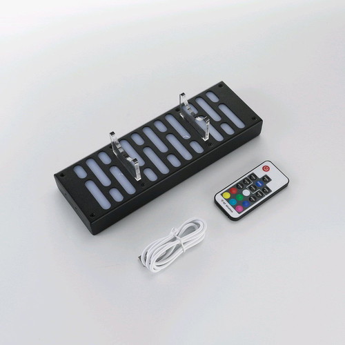 RGB metal lightsaber stand new with remote control and USB