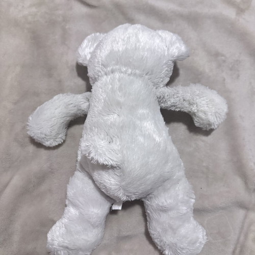 White stuffed bear toy plushie like new, 10-20cm