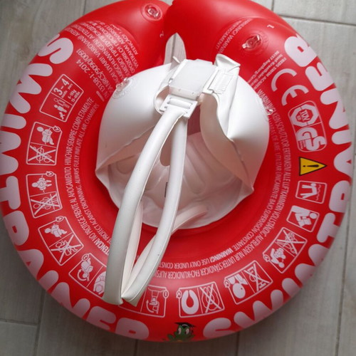 SwimTrainer Red flotation device like new, for 0-4 years