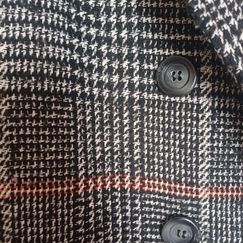 Toi Moi midi check coat like new, grey, size L