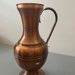 Decorative copper vase used