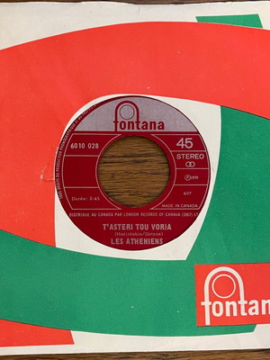Les Atheniens T’Asteri Tou Voria Au Jardin Du Souvenir 45 used