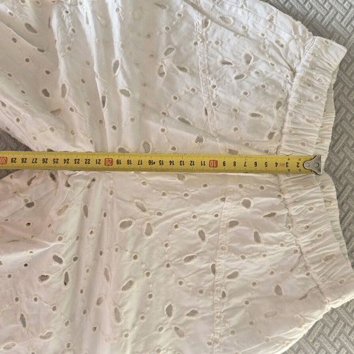 Zara girls' pants size 9 years 134 cm white like new