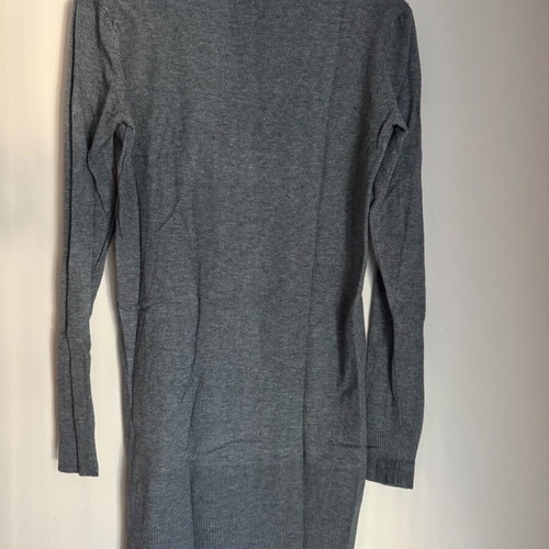 Knitted dress gray like new, one size