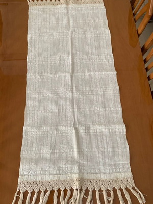 Table runner used, pack of 2 pieces