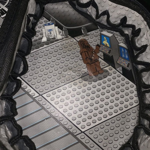 Original collector's LEGO ZipBin Star Wars Millennium Falcon bag used