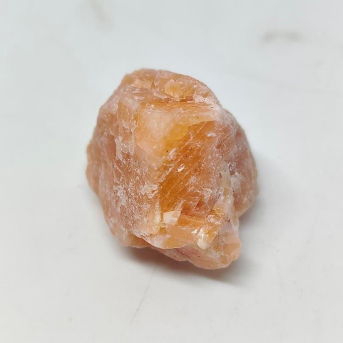 Orange Calcite natural raw mineral 12g like new