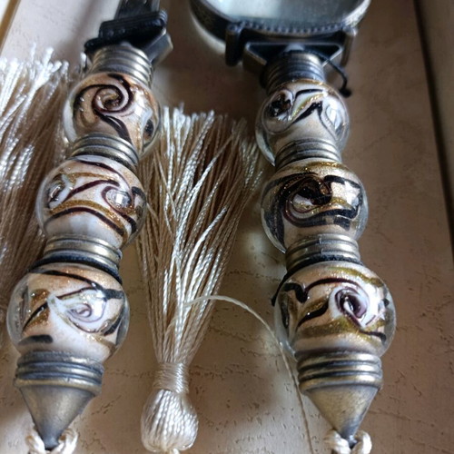 Vintage Murano office set new, handmade hand-painted