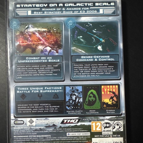 Supreme Commander PC like new