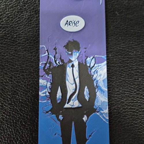 Solo Leveling Bookmark made with 3D printer new