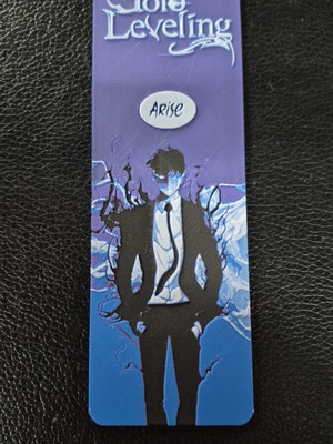 Solo Leveling Bookmark made with 3D printer new