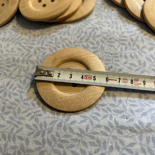 Decorative buttons like new, set of 12 for crafts