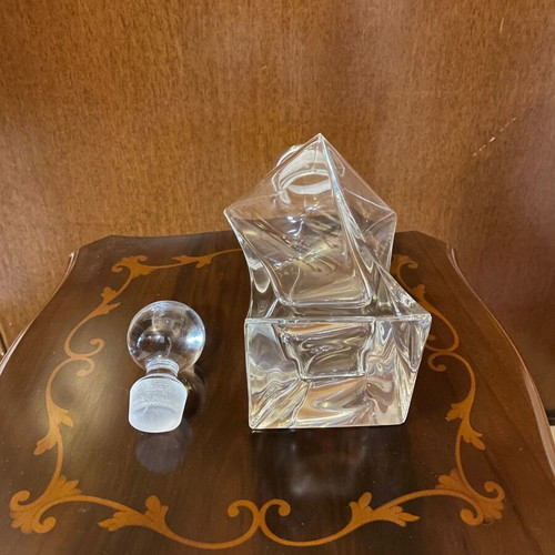 Crystal liquor bottle new, imported, 28 x 14 cm