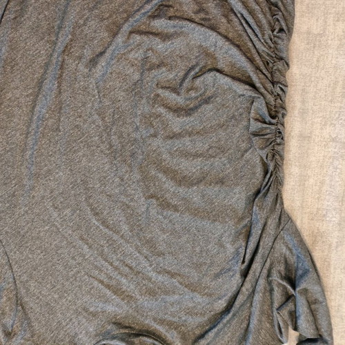 HnM Long Elastic Dress With Shirring New Grey XXL