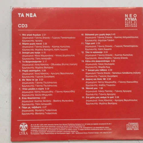 CD Collection To Neo Kyma like new, 2CD