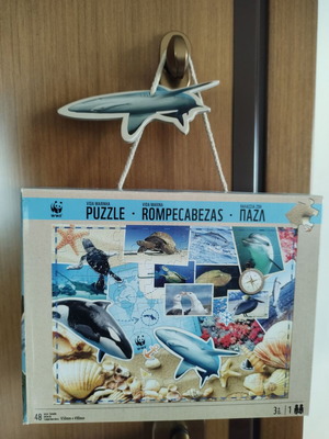 WWF educational puzzle for children like new, 48 pieces