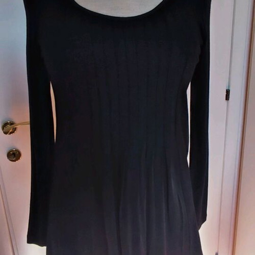 Betty Barclay long black blouse like new, size M-L