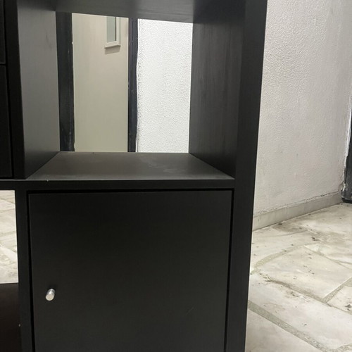 KALLAX shelving unit like new with drawers and cabinet