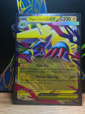 Mega Manectric ex Pokémon TCG card like new