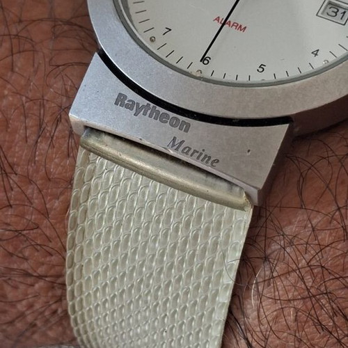 Raytheon Marine Quartz Alarm Watch like new, Japan, date function