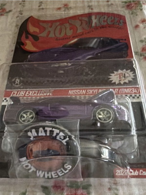 Hot Wheels Red Line Club 2020 Nissan Skyline GT-R (BNR34) μωβ
